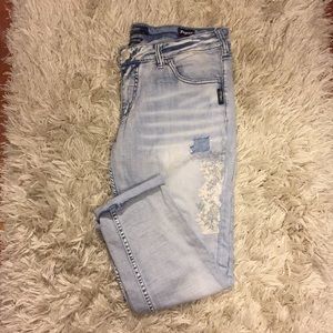 Silver Superstretch Boyfriend